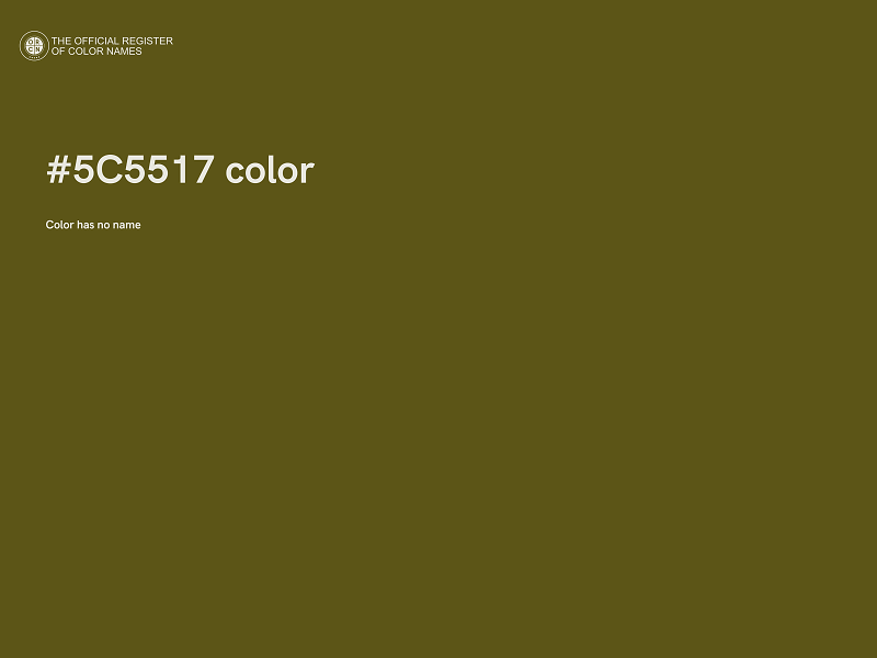 #5C5517 color image