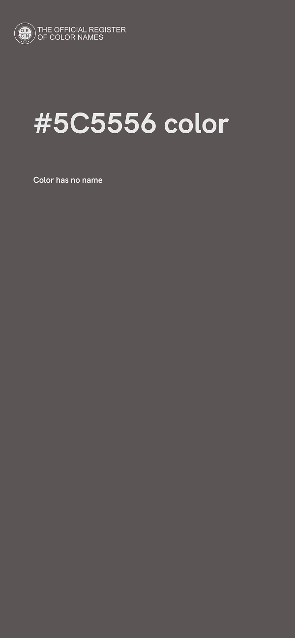 #5C5556 color image