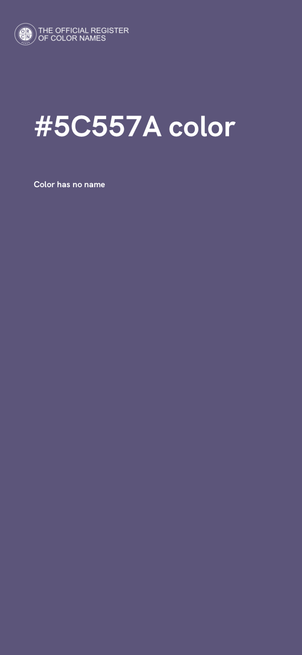 #5C557A color image