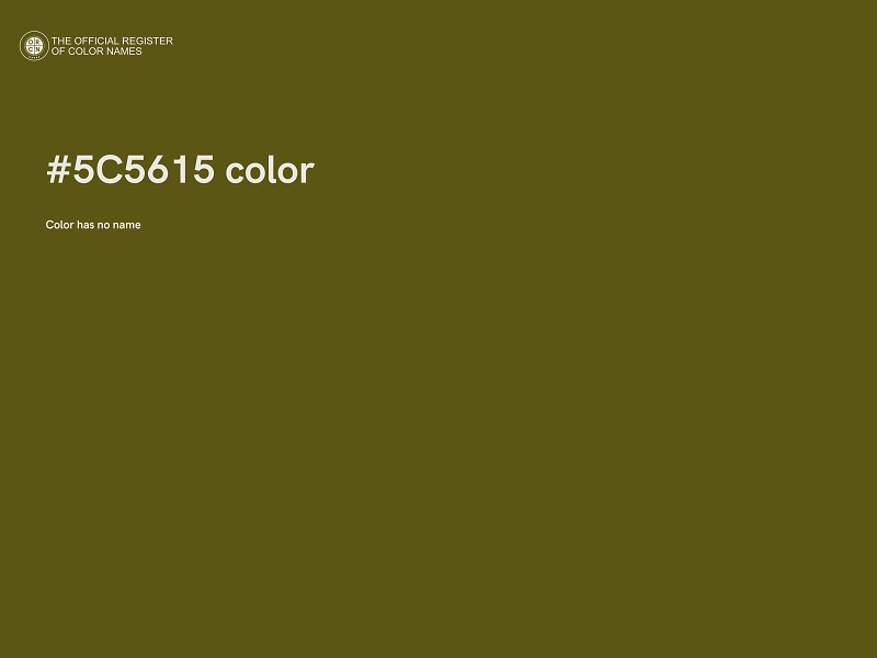 #5C5615 color image