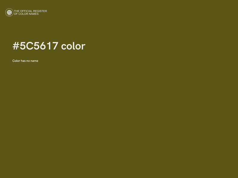 #5C5617 color image