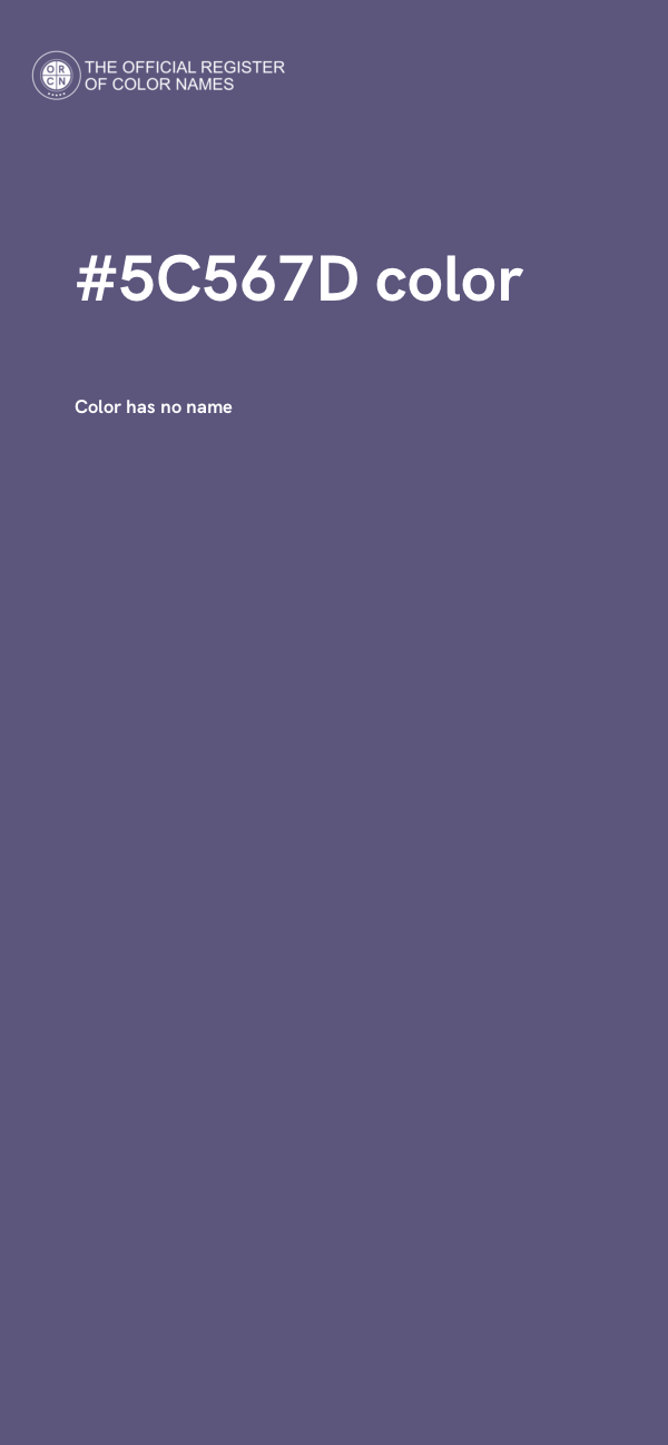 #5C567D color image