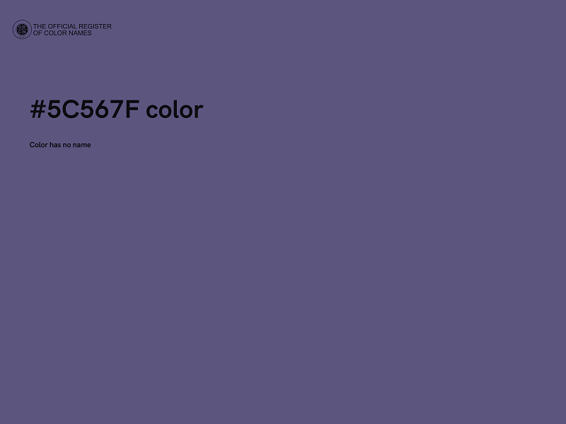 #5C567F color image