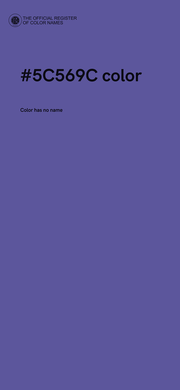 #5C569C color image