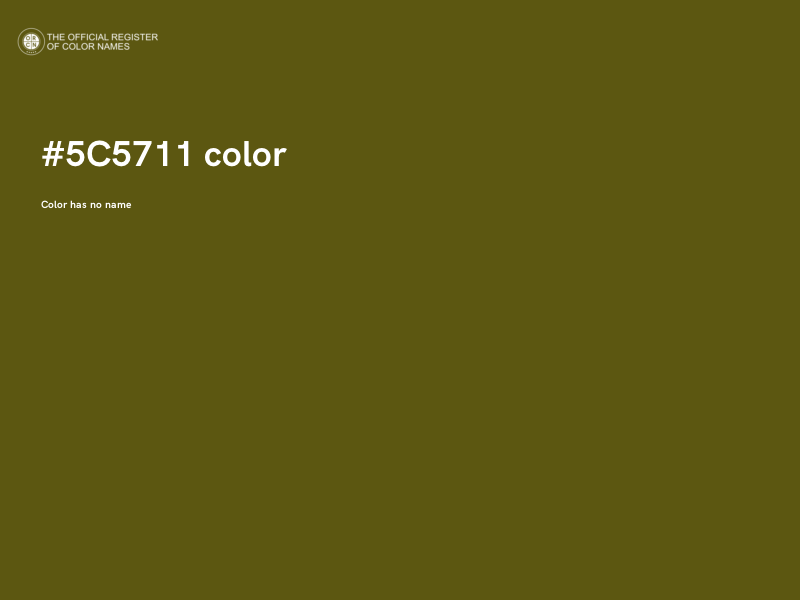 #5C5711 color image
