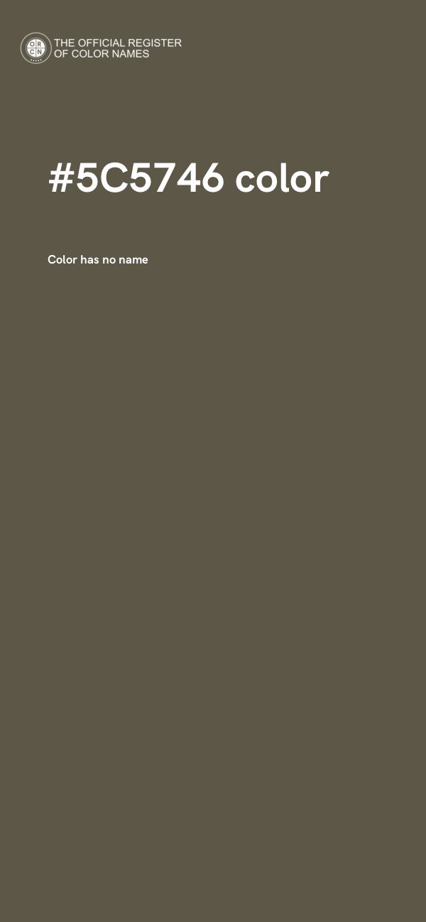 #5C5746 color image