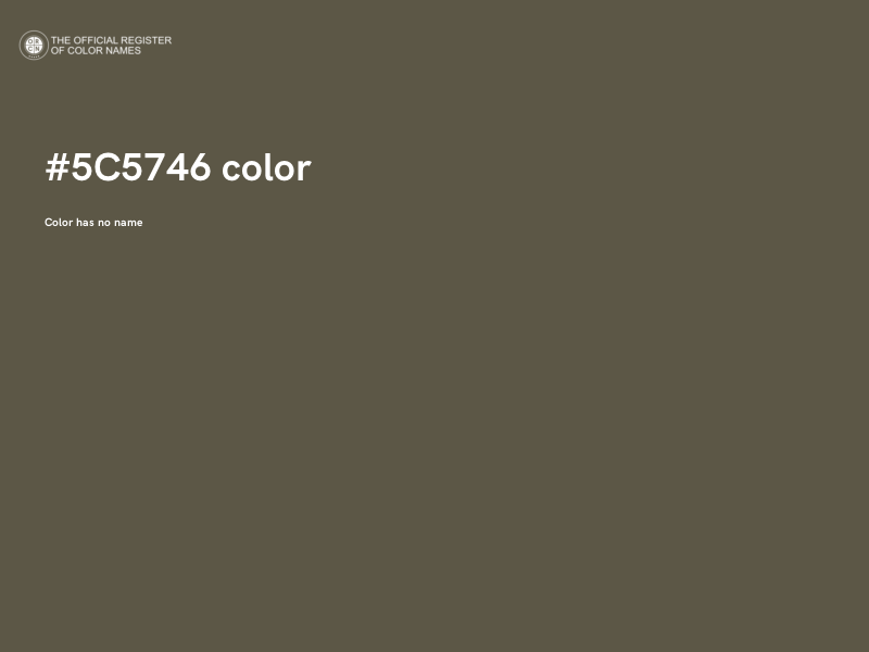 #5C5746 color image