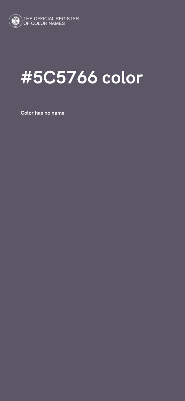 #5C5766 color image