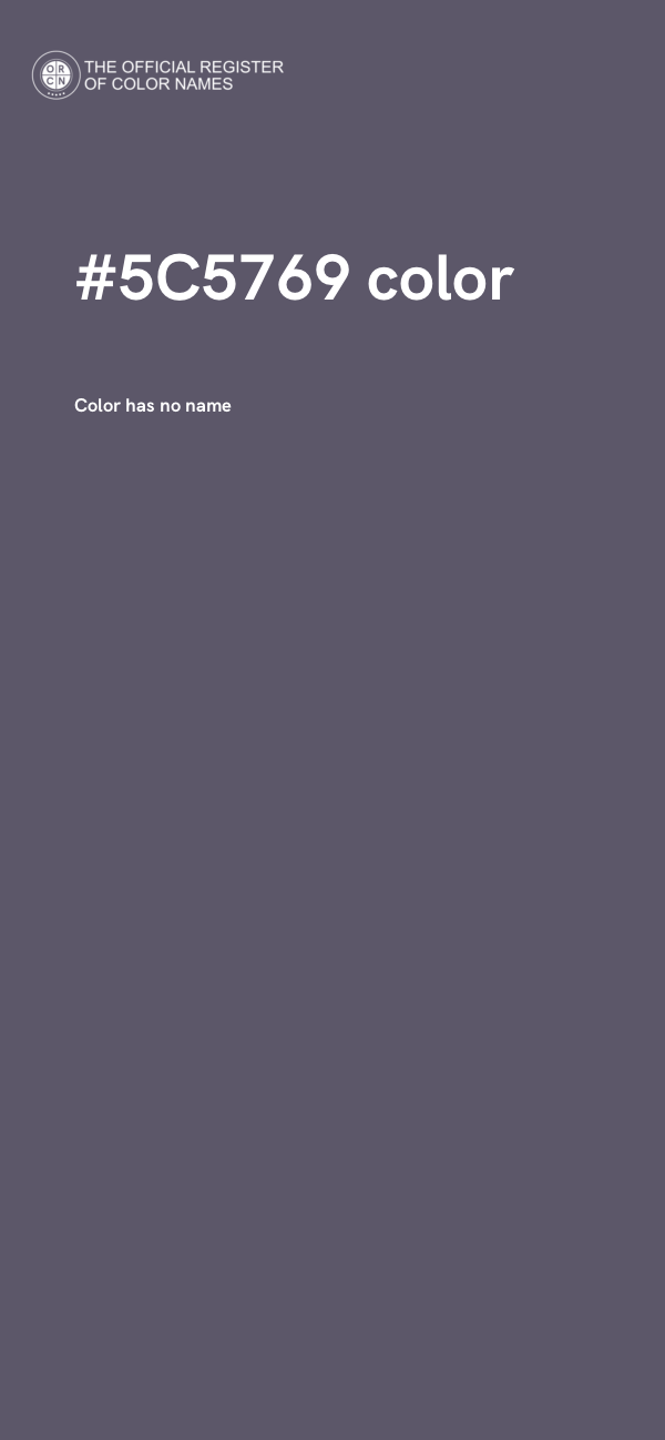 #5C5769 color image