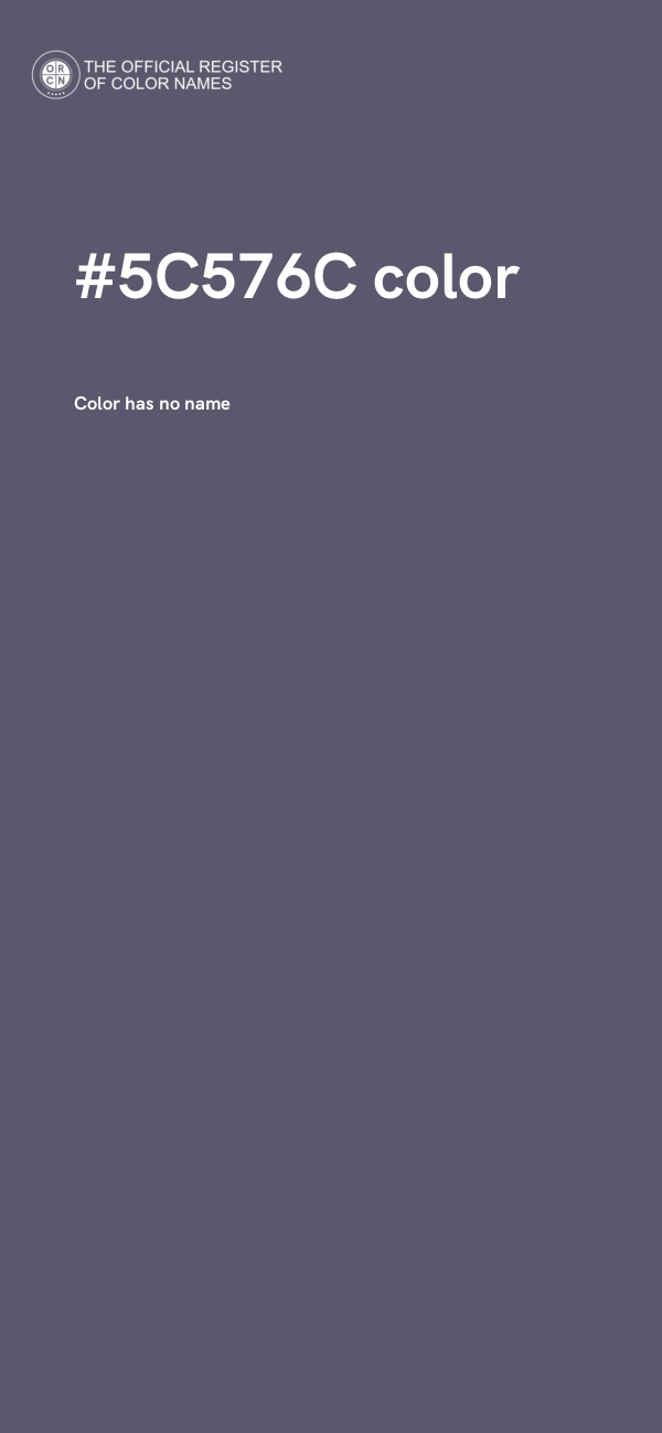 #5C576C color image