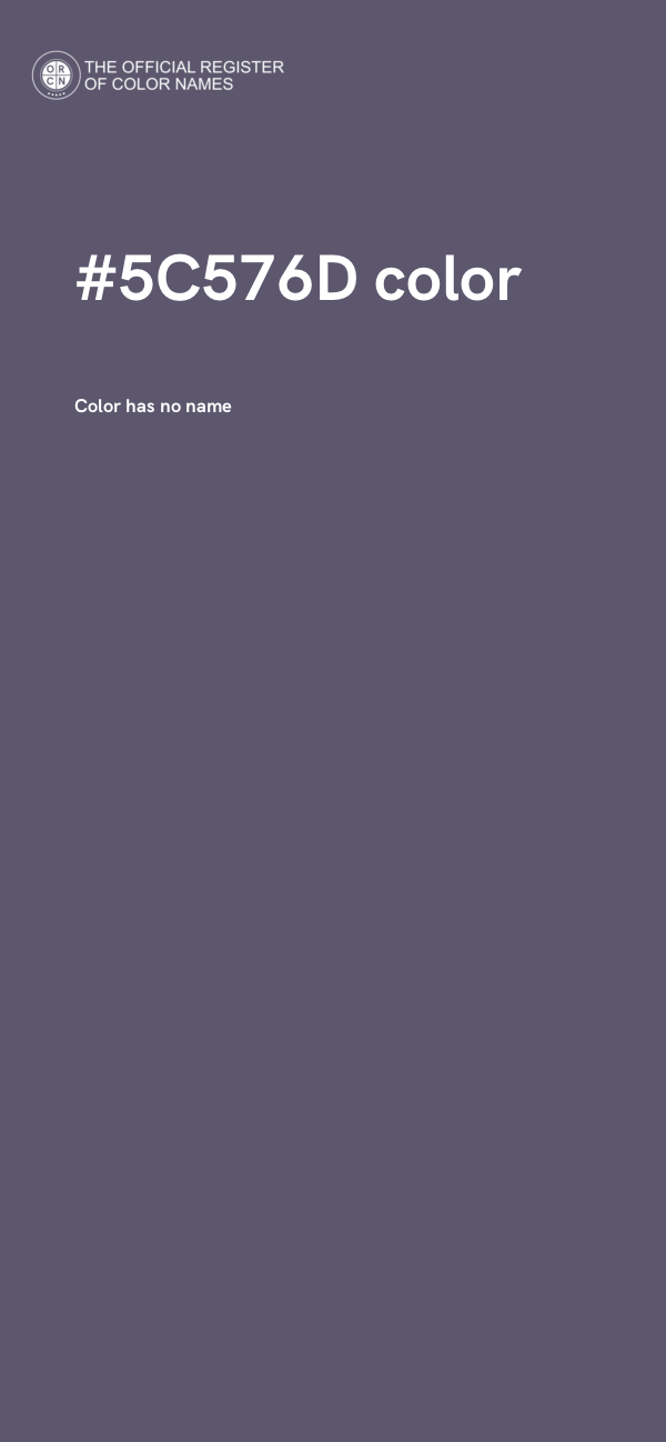 #5C576D color image