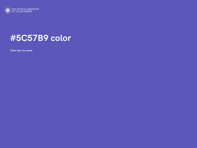 #5C57B9 color image