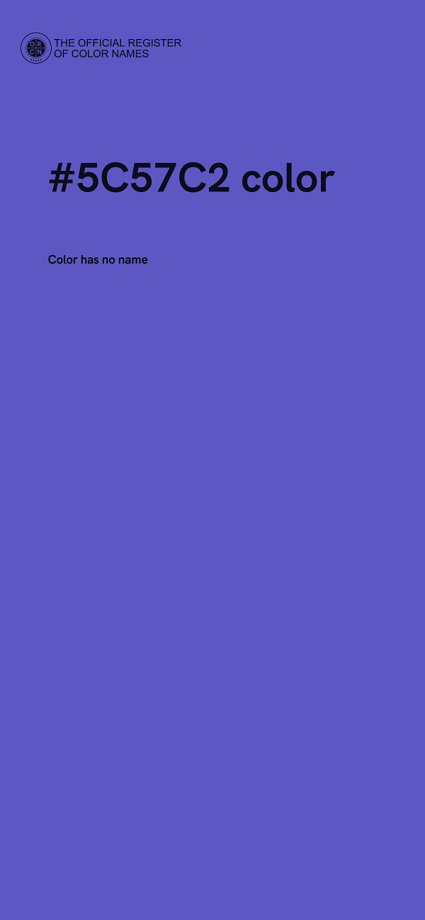 #5C57C2 color image