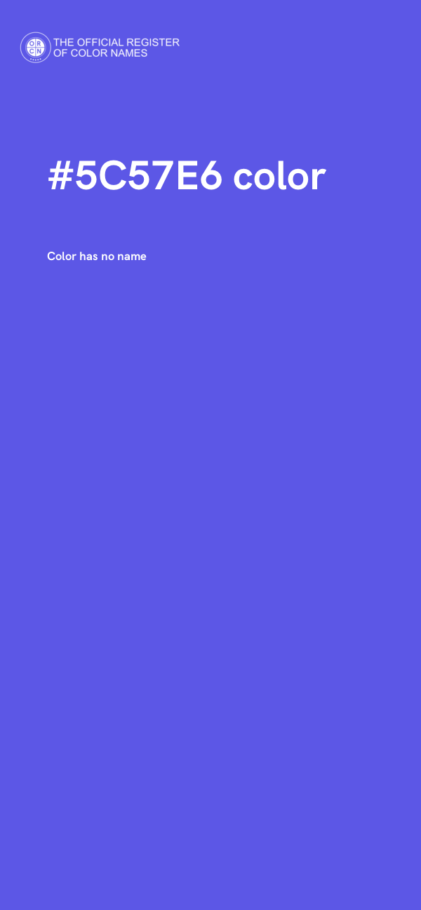 #5C57E6 color image