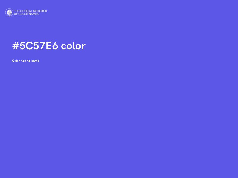 #5C57E6 color image