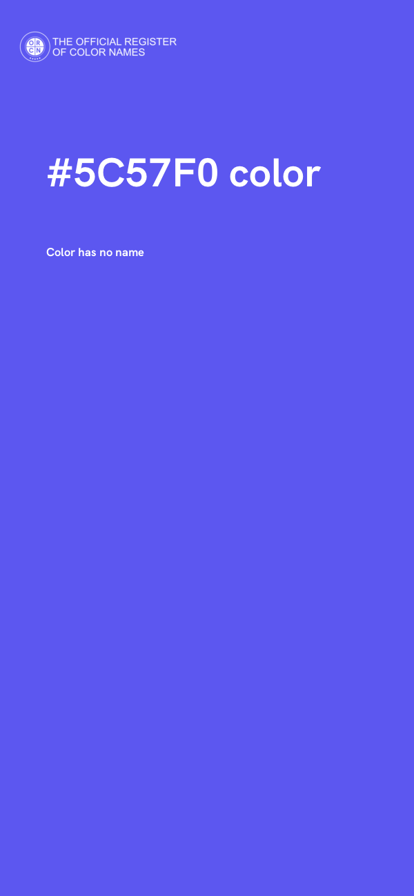 #5C57F0 color image