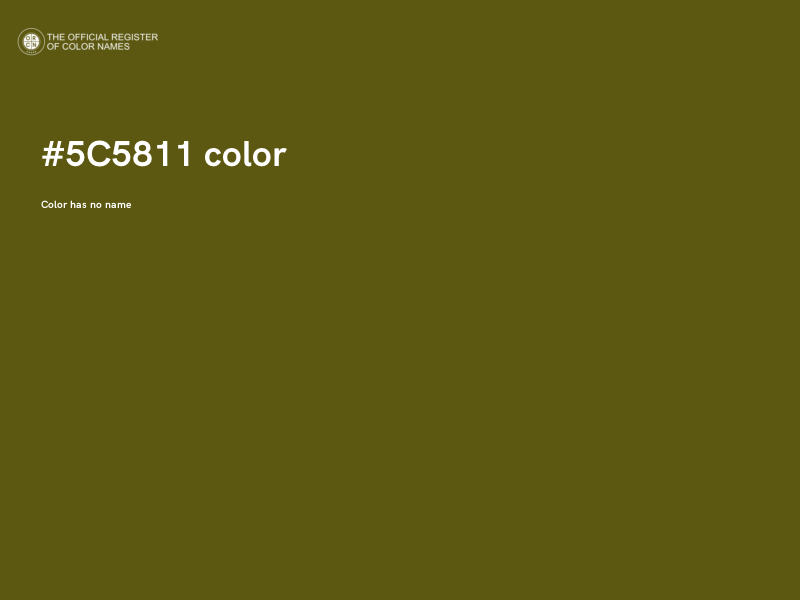 #5C5811 color image