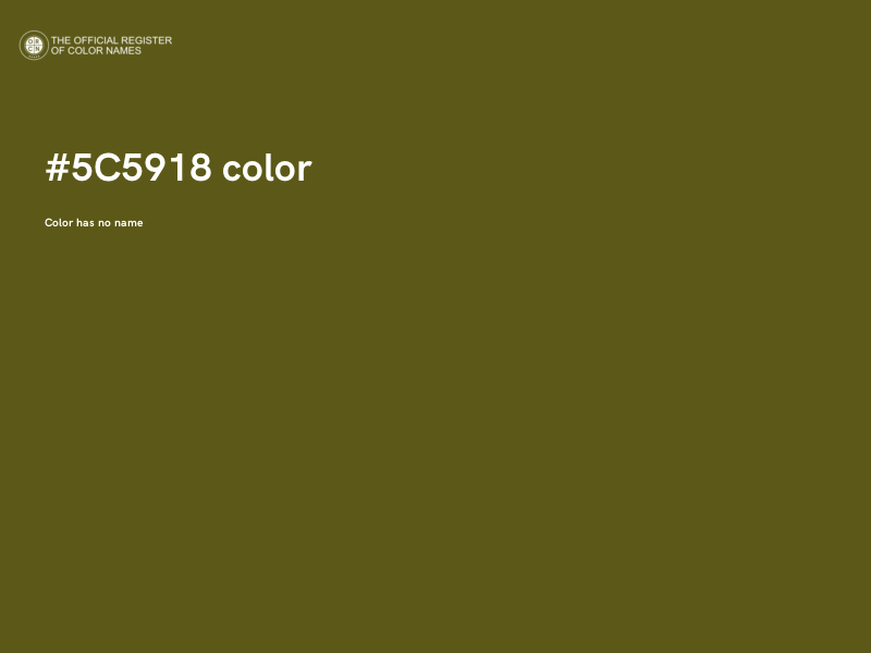 #5C5918 color image