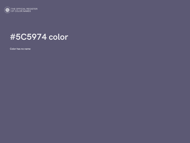 #5C5974 color image