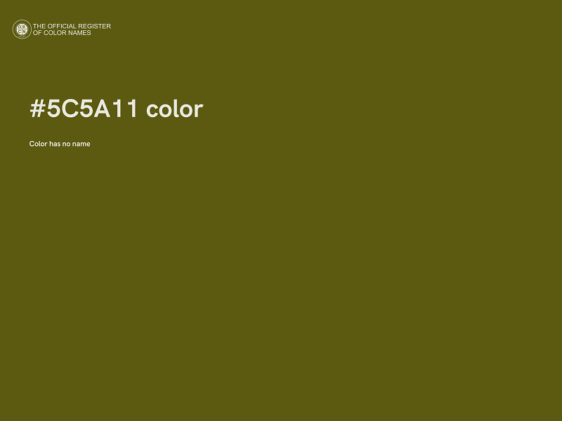 #5C5A11 color image