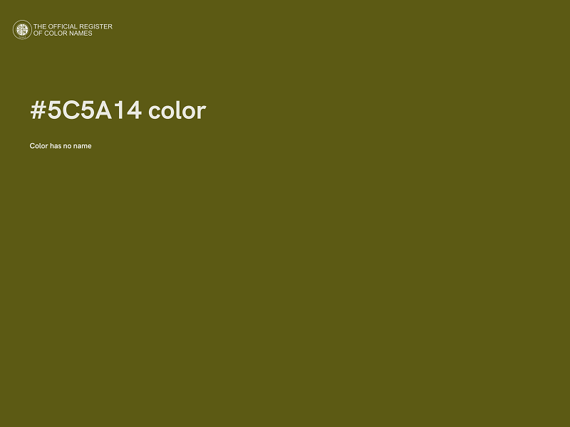 #5C5A14 color image