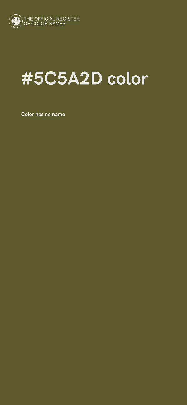 #5C5A2D color image