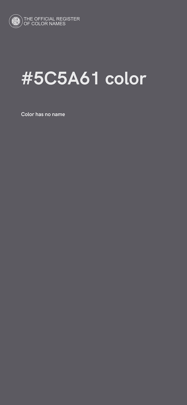 #5C5A61 color image