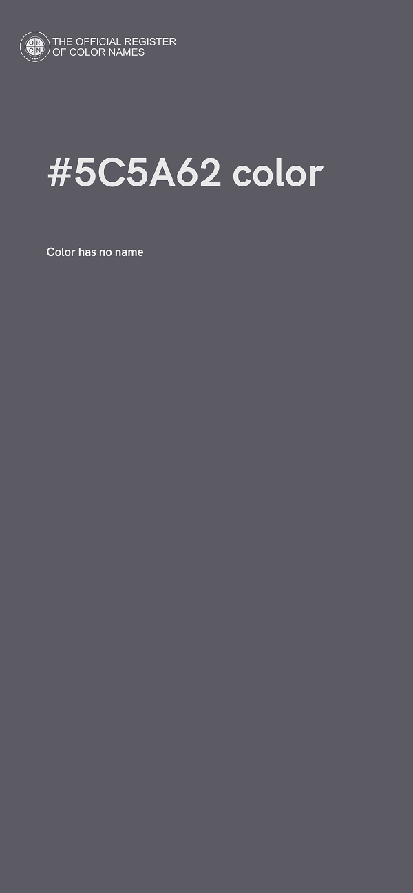 #5C5A62 color image