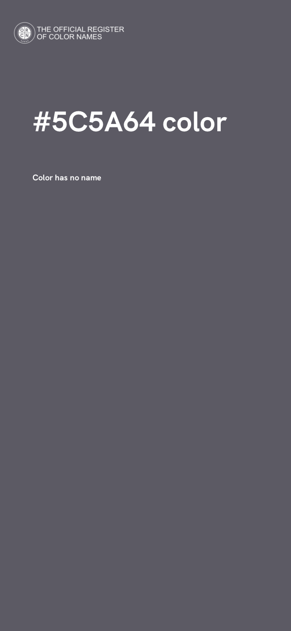 #5C5A64 color image