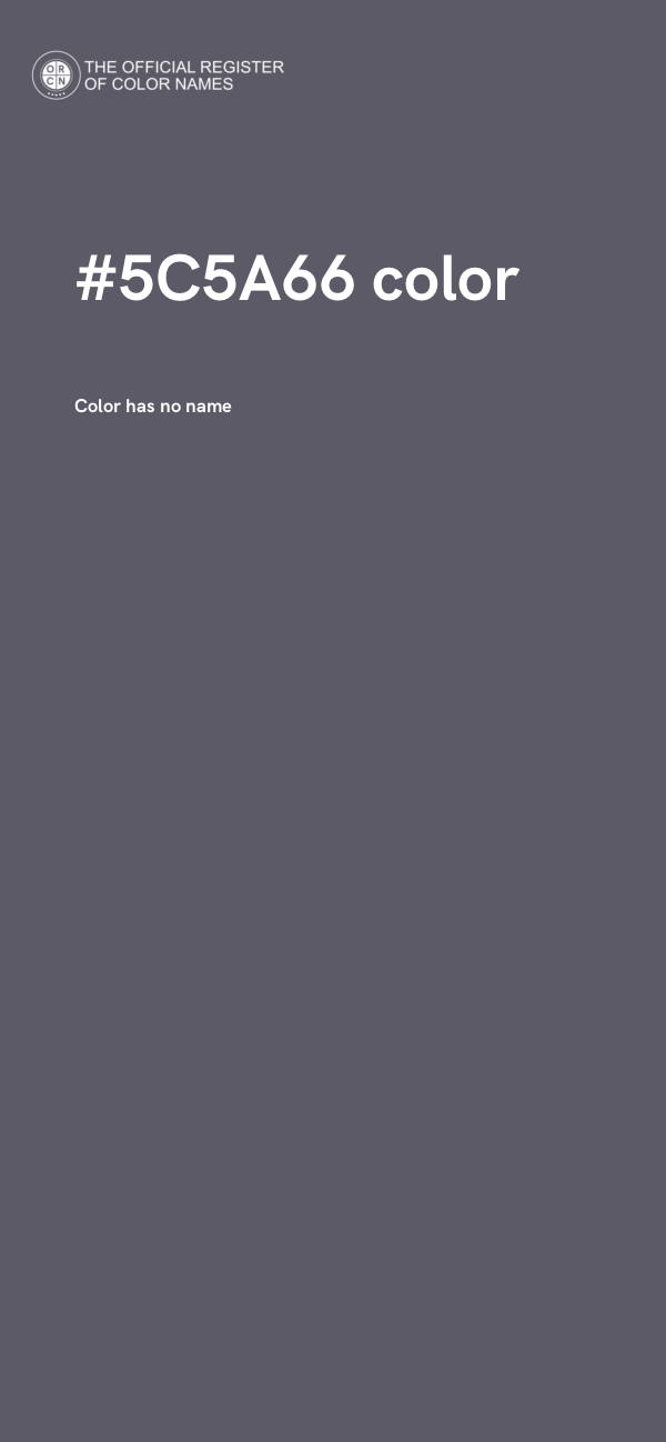 #5C5A66 color image