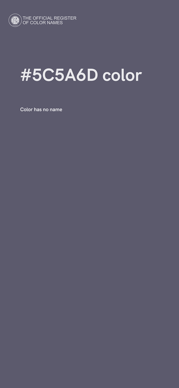 #5C5A6D color image