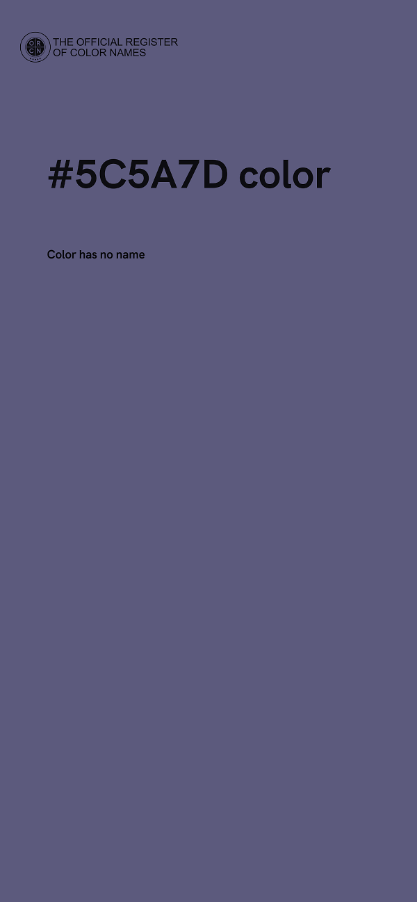 #5C5A7D color image
