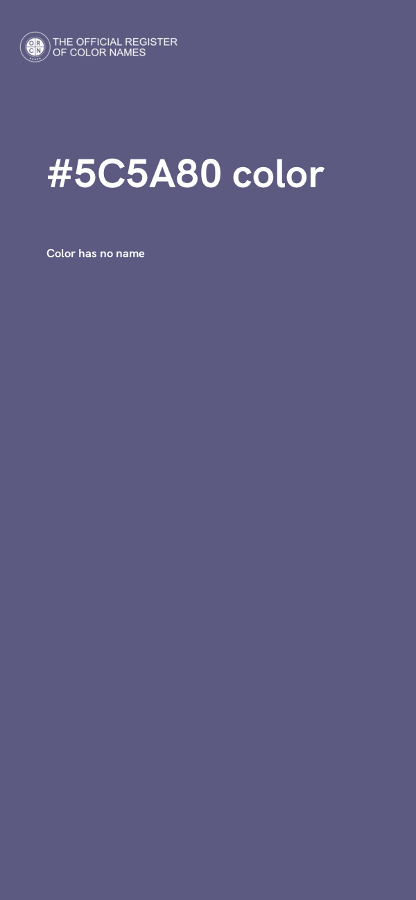 #5C5A80 color image