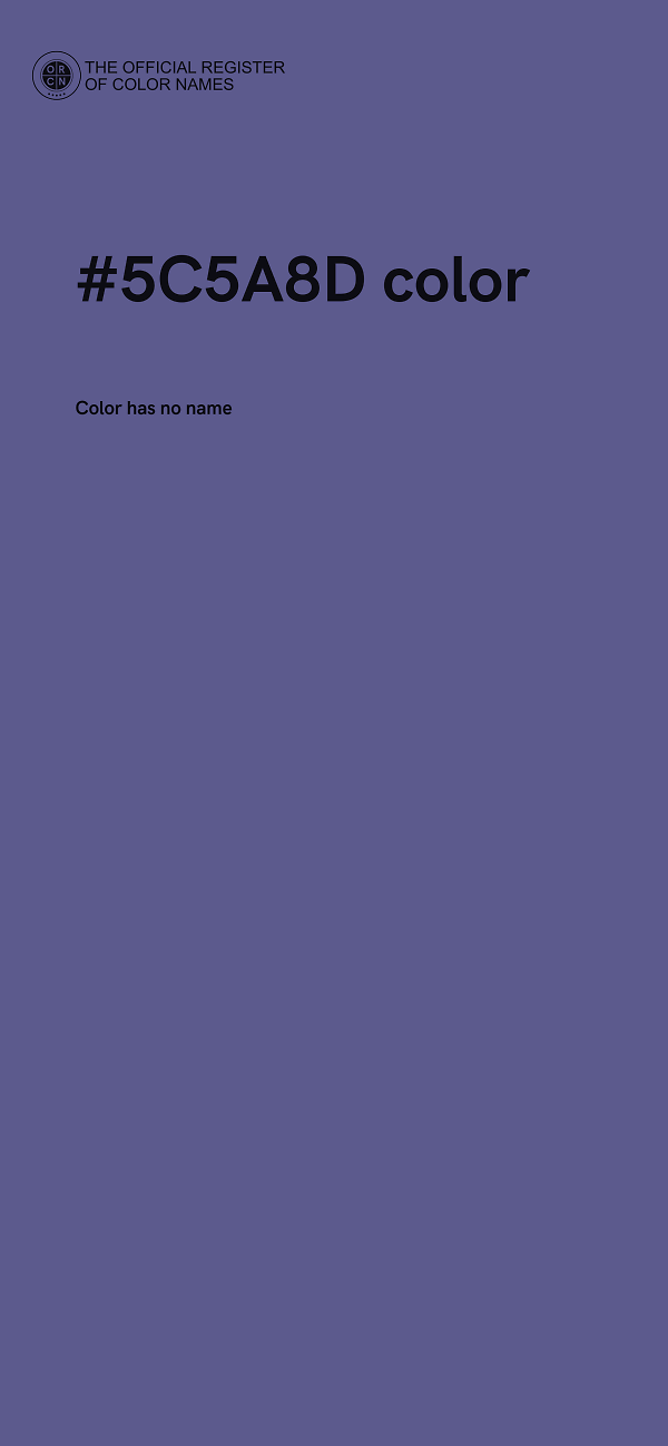 #5C5A8D color image