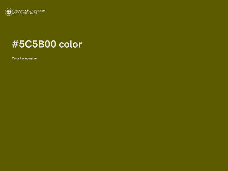 #5C5B00 color image