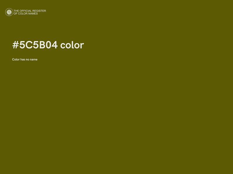 #5C5B04 color image