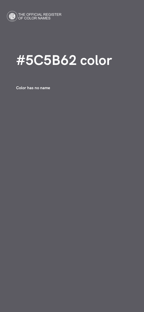 #5C5B62 color image