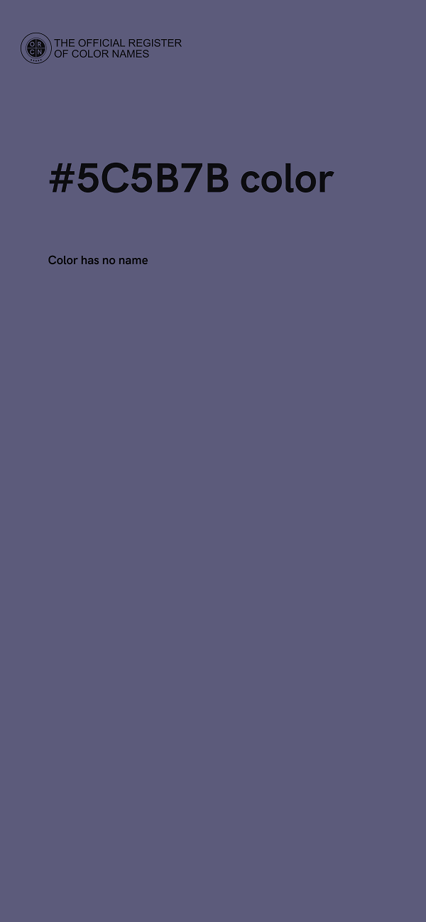#5C5B7B color image