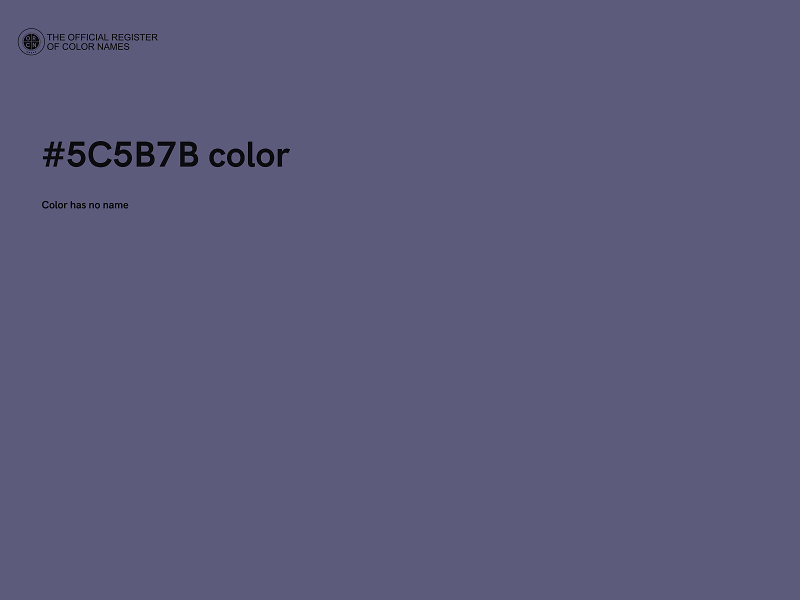 #5C5B7B color image