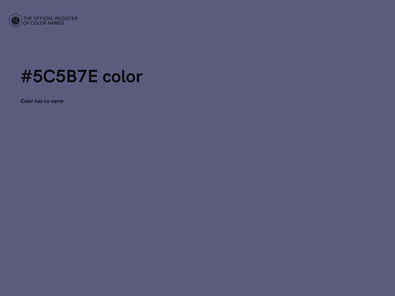 #5C5B7E color image