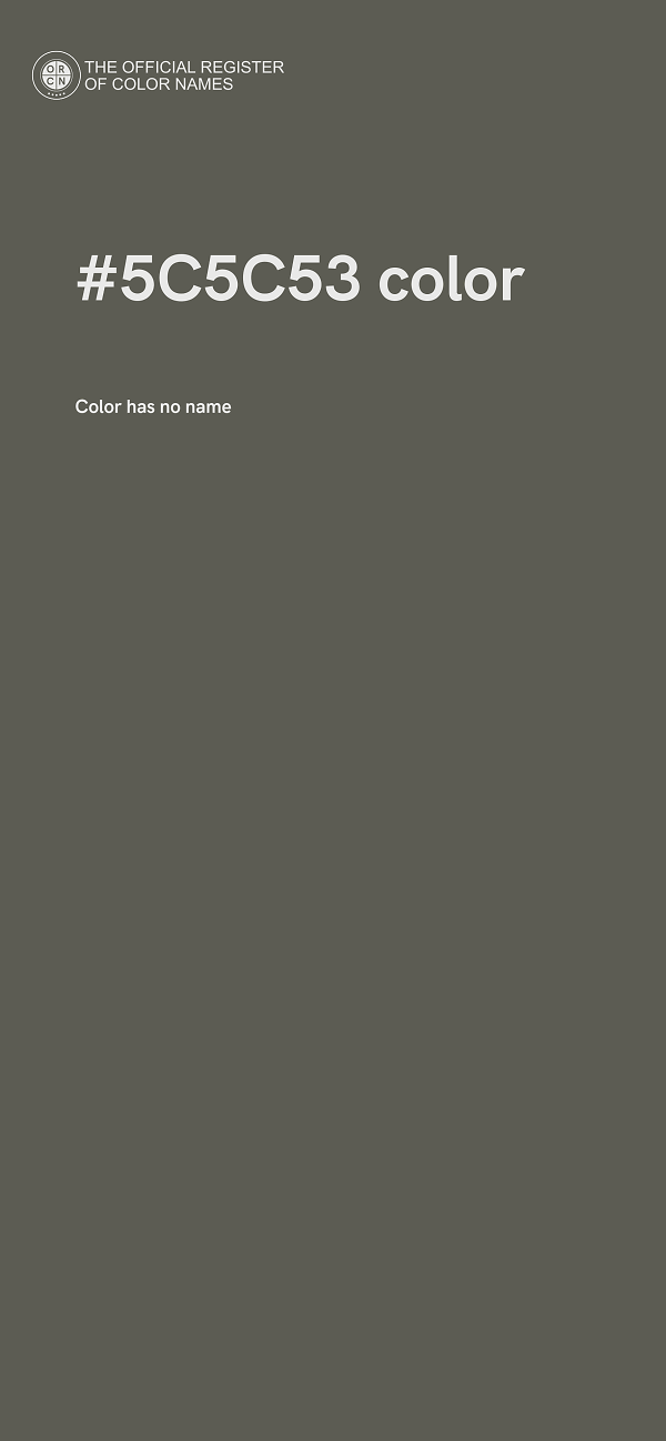 #5C5C53 color image