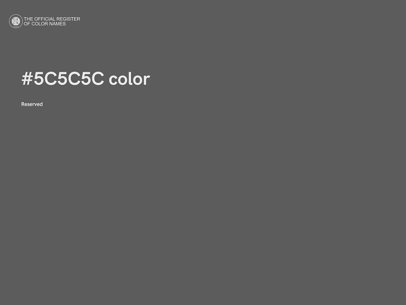 #5C5C5C color image