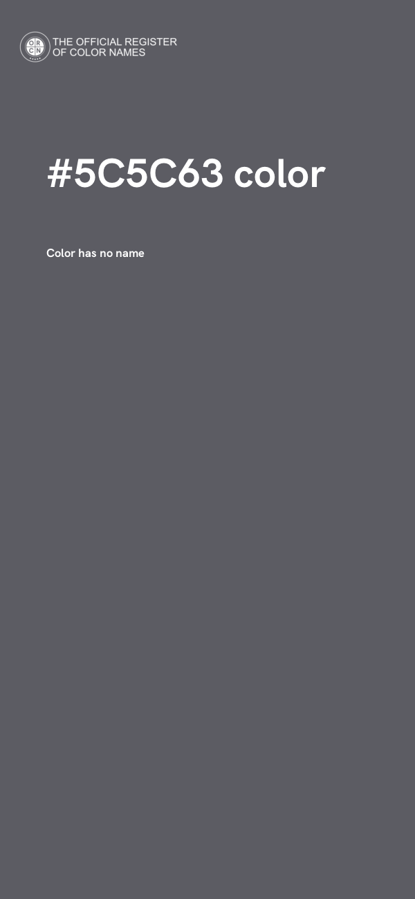#5C5C63 color image