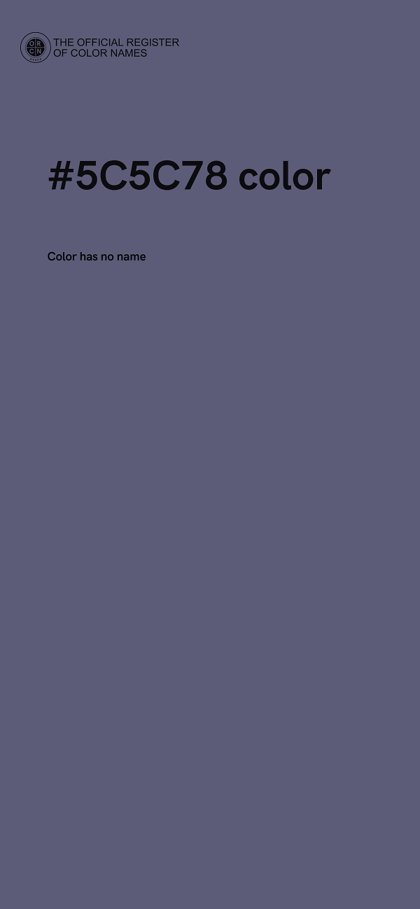 #5C5C78 color image