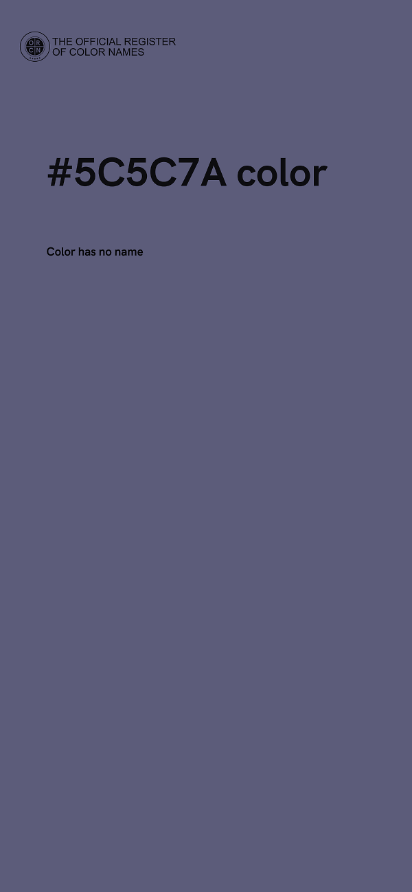 #5C5C7A color image