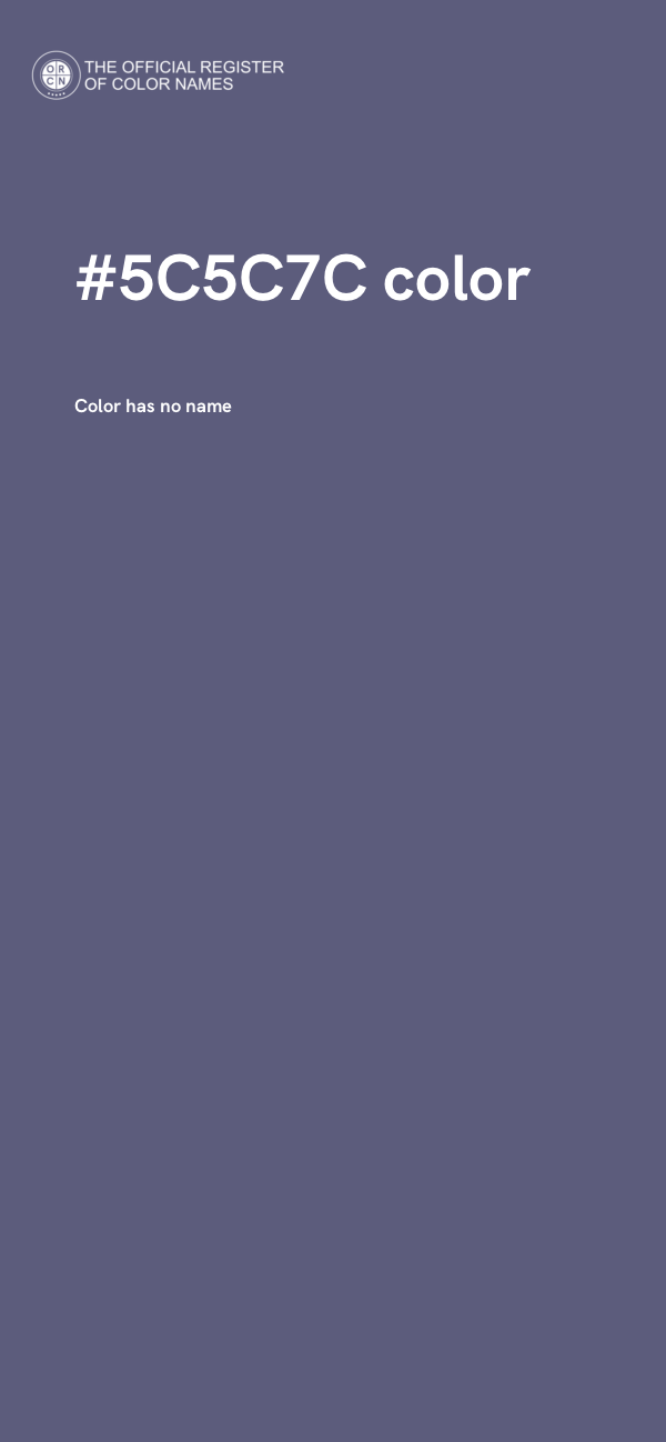 #5C5C7C color image