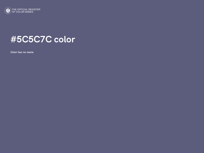 #5C5C7C color image