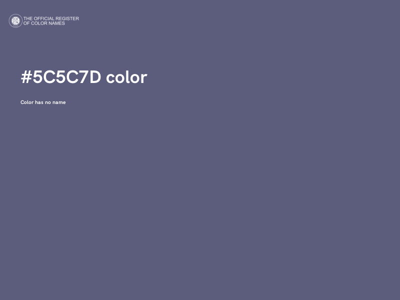 #5C5C7D color image