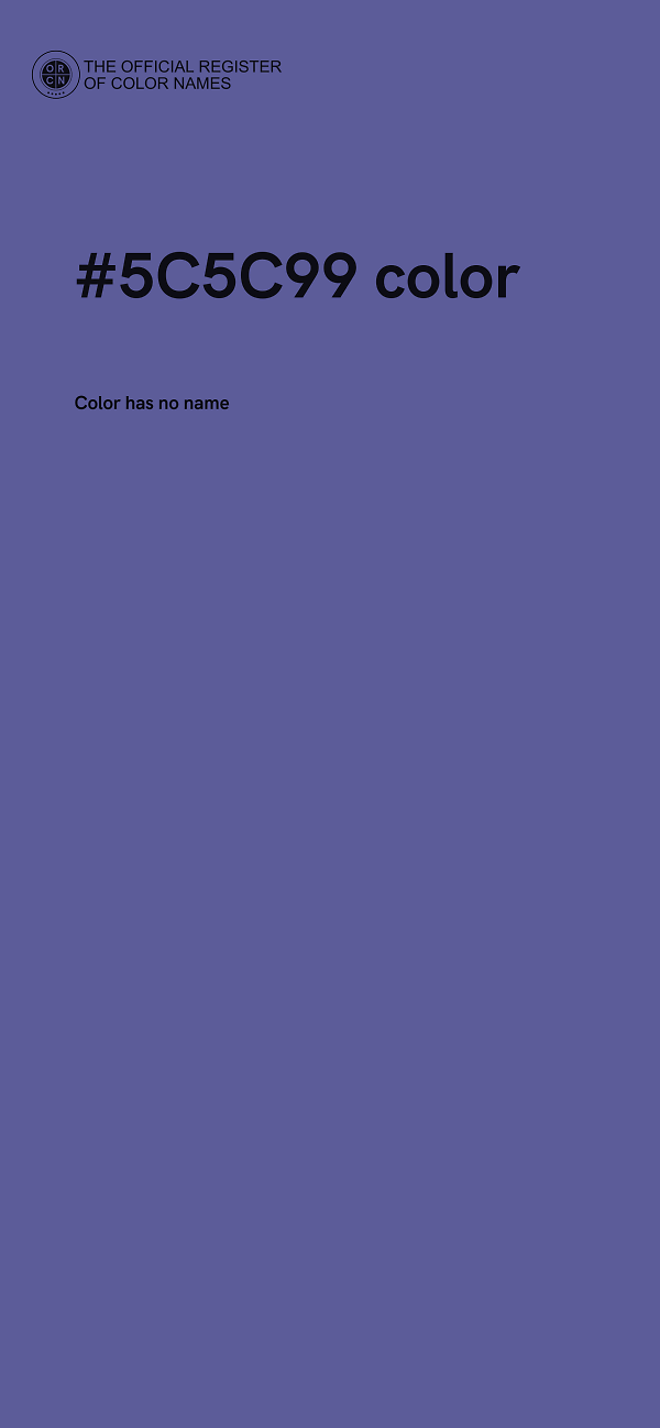 #5C5C99 color image