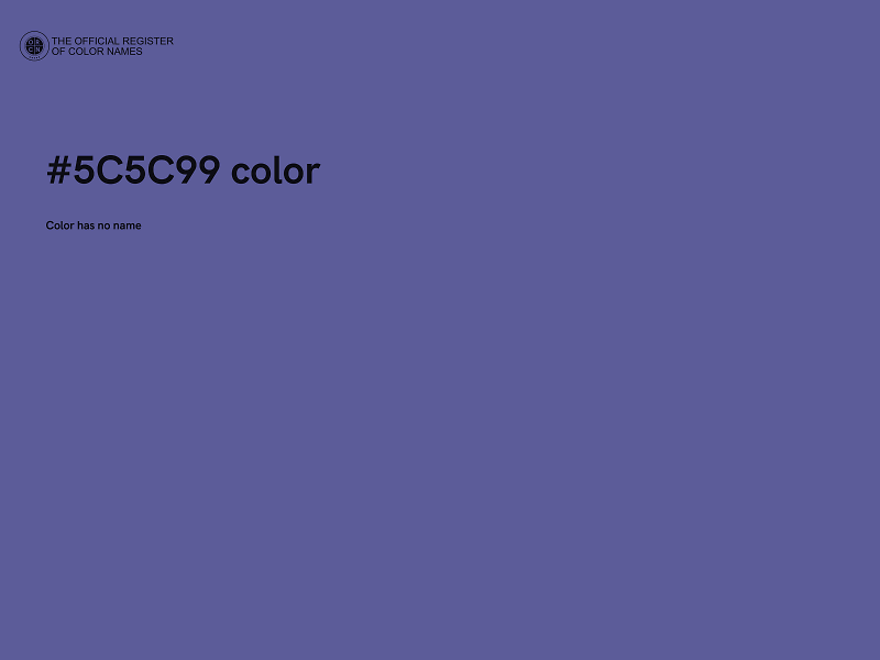 #5C5C99 color image